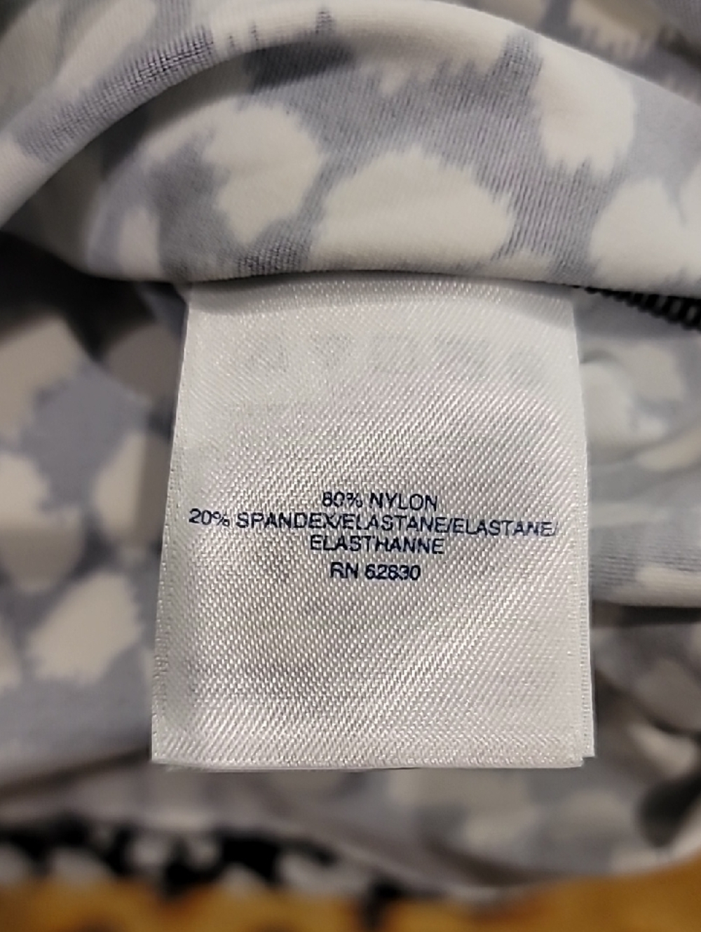 Lands' End Black and WhiteGraphic Tunic Dress - Picture 10 of 12